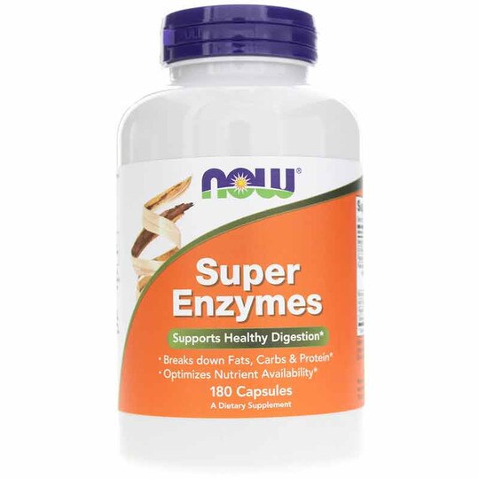 Super Enzymes Capsules, NOW